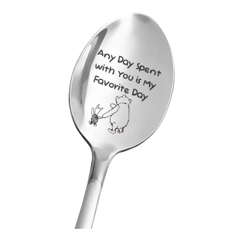 Valentines Day Gift Stainless Steel Milk Coffee Spoons Gift