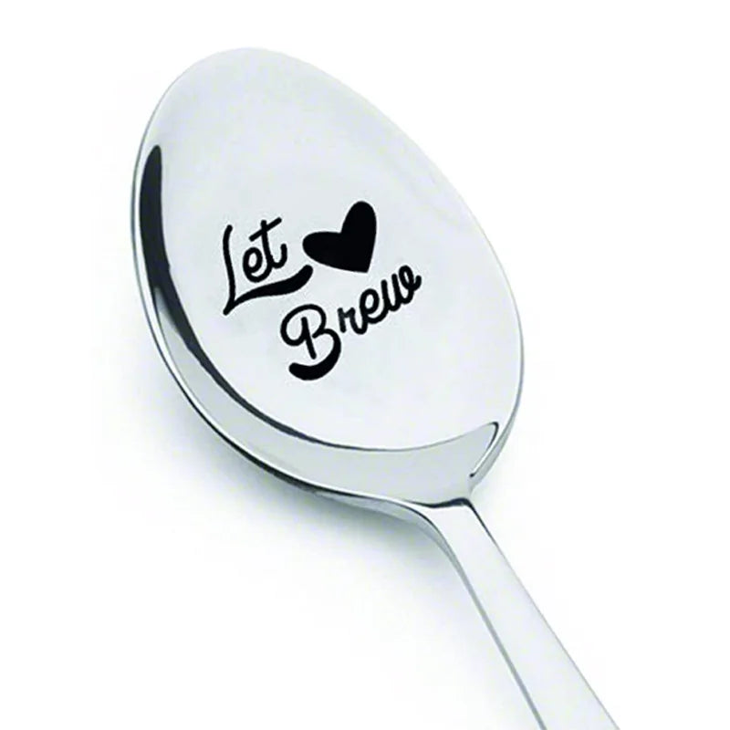 Valentines Day Gift Stainless Steel Milk Coffee Spoons Gift
