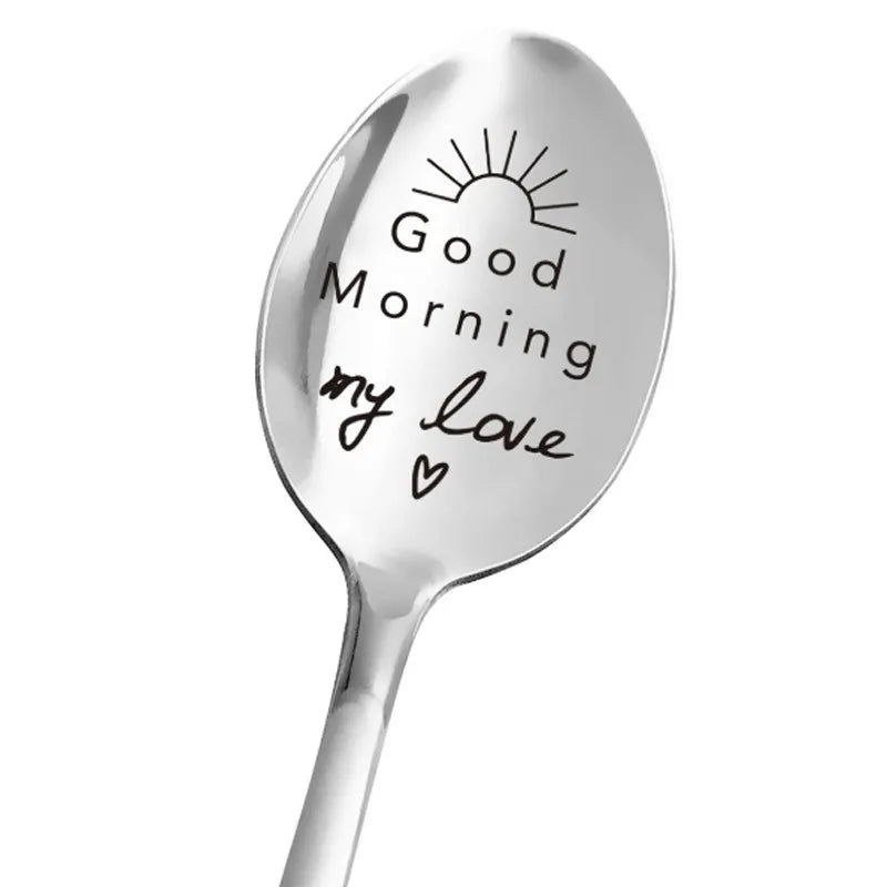 Valentines Day Gift Stainless Steel Milk Coffee Spoons Gift