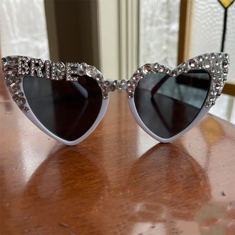 Rhinestone Bride To Be Sunglasses Bridal Shower Decoration