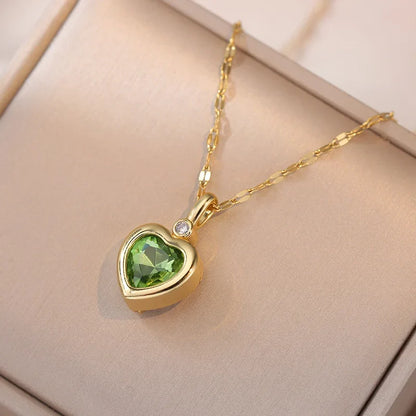 Love Heart Pendant Necklace