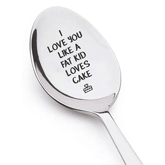 Valentines Day Gift Stainless Steel Milk Coffee Spoons Gift