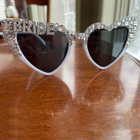 Rhinestone Bride To Be Sunglasses Bridal Shower Decoration