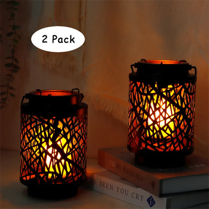 Irregular Pattern Candle Holder Metal Hanging Holders