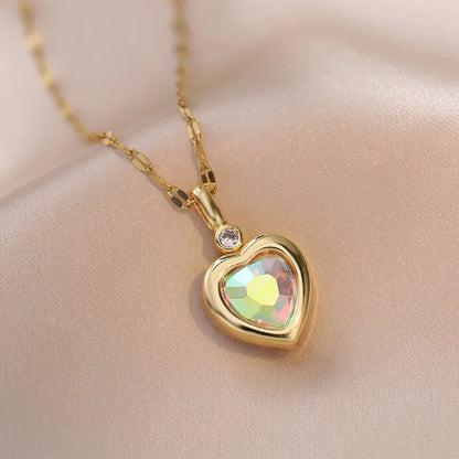 Love Heart Pendant Necklace