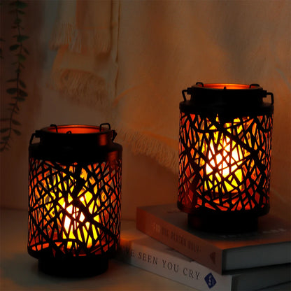 Irregular Pattern Candle Holder Metal Hanging Holders