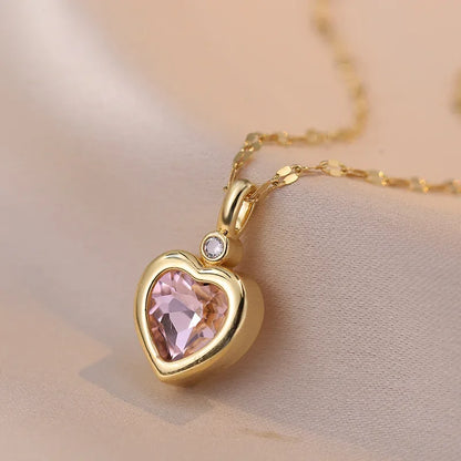 Love Heart Pendant Necklace