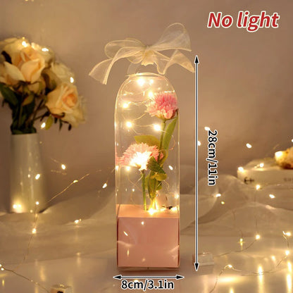 Artificial Flowers Creative Valentine's Day LED Galaxy Rose